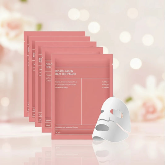 1/4/10Pcs Bio Collagen Face Mask Shrink Pores Deep Hydrating Overnight Mask Moisturizing Refreshing Brightening Face Skin Care